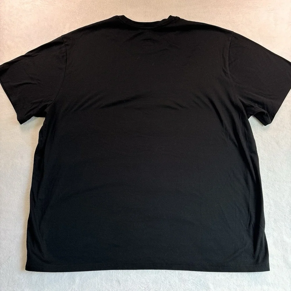 Polo Ralph Lauren Classic Fit Black T Shirt Men 2XL White Pony Logo Cotton Tee